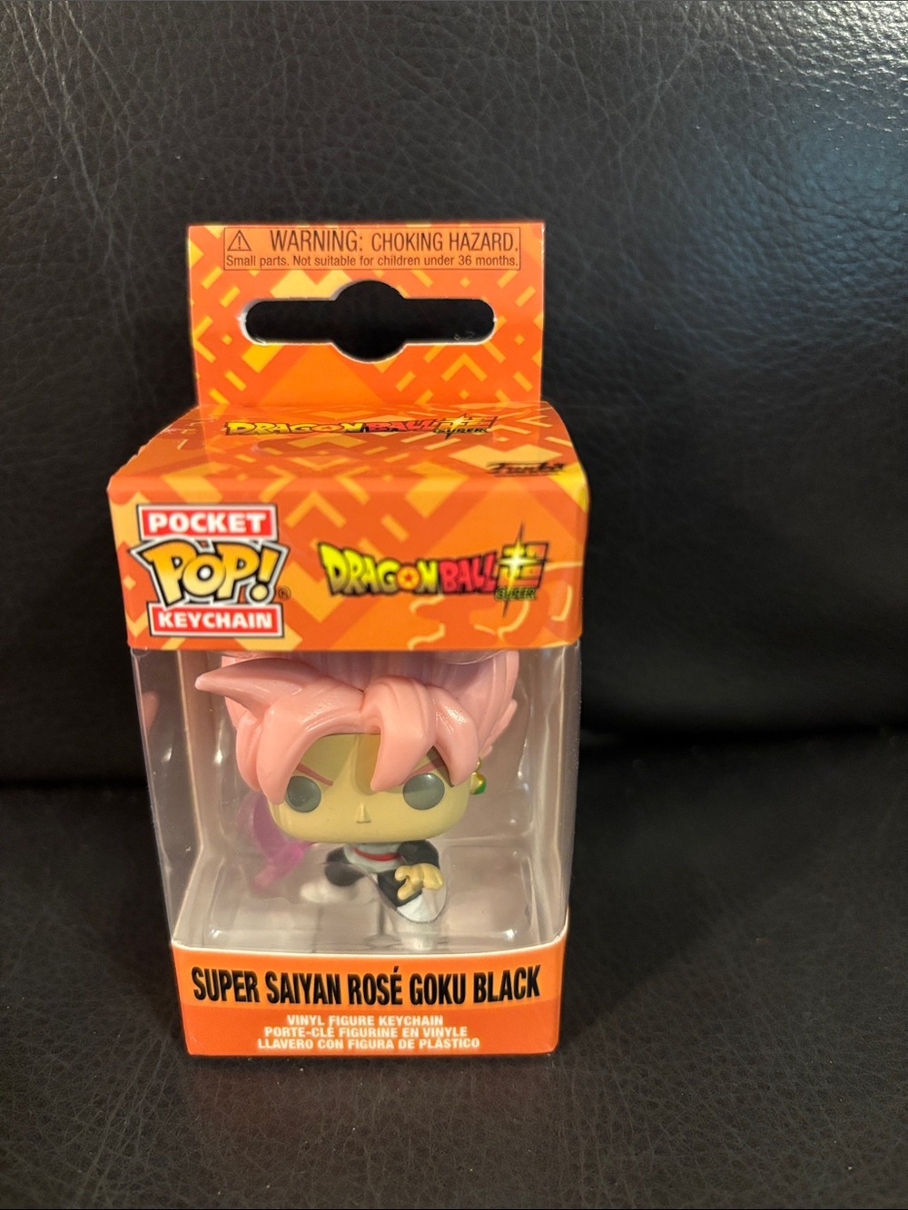 Funko Pocket Pop! Keychain Super Saiyan Rosé Goku Black - Pink and Black